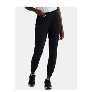 Athletic Works Black Track Pants with Tapered Legs